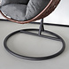 Lizzely Garden & Living Egg hangstoel Roundabout donkerbruin ei stoel Lizzely Garden & Living Egg hangstoel Roundabout donkerbruin ei stoel
