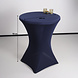 Lizzely Garden & Living Stretch rok donkerblauwe statafelrok statafel 80cm statafelhoes Lizzely Garden & Living Stretch rok donkerblauwe statafelrok statafel 80cm statafelhoes