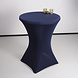 Lizzely Garden & Living Stretch rok donkerblauwe statafelrok statafel 80cm statafelhoes Lizzely Garden & Living Stretch rok donkerblauwe statafelrok statafel 80cm statafelhoes