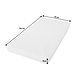 Lizzely Garden & Living Matras 140x70x10cm peuterbed koudschuim kinderbed Lizzely Garden & Living Matras 140x70x10cm peuterbed koudschuim kinderbed