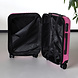Lizzely Garden & Living Handbagage koffer 55cm roze 4 wielen trolley met pin slot reiskoffer Lizzely Garden & Living Handbagage koffer 55cm roze 4 wielen trolley met pin slot reiskoffer