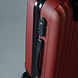 Lizzely Garden & Living Handbagage koffer 55cm rood 4 wielen trolley met pin slot reiskoffer Lizzely Garden & Living Handbagage koffer 55cm rood 4 wielen trolley met pin slot reiskoffer