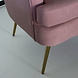 Lizzely Garden & Living Fauteuil zitbank 1 persoons Sien velvet roze stoel Lizzely Garden & Living Fauteuil zitbank 1 persoons Sien velvet roze stoel