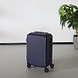 Lizzely Garden & Living Handbagage koffer 55cm donkerblauw 4 wielen trolley met pin slot reiskoffer Lizzely Garden & Living Handbagage koffer 55cm donkerblauw 4 wielen trolley met pin slot reiskoffer