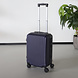 Lizzely Garden & Living Handbagage koffer 55cm donkerblauw 4 wielen trolley met pin slot reiskoffer Lizzely Garden & Living Handbagage koffer 55cm donkerblauw 4 wielen trolley met pin slot reiskoffer