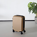 Lizzely Garden & Living Handbagage koffer 55cm goud 4 wielen trolley met pin slot reiskoffer Lizzely Garden & Living Handbagage koffer 55cm goud 4 wielen trolley met pin slot reiskoffer