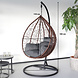 Lizzely Garden & Living Egg hangstoel Roundabout donkerbruin ei stoel Lizzely Garden & Living Egg hangstoel Roundabout donkerbruin ei stoel
