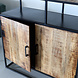 Lizzely Garden & Living Boekenkast mangohout Sidney kast industrieel duurzaam massief hout mango wandkast Lizzely Garden & Living Boekenkast mangohout Sidney kast industrieel duurzaam massief hout mango wandkast