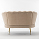 Lizzely Garden & Living Zitbank Belle 2 zits teddy beige bankstel 140cm stof incl. 2 kussens bank Lizzely Garden & Living Zitbank Belle 2 zits teddy beige bankstel 140cm stof incl. 2 kussens bank