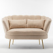 Lizzely Garden & Living Zitbank Belle 2 zits teddy beige bankstel 140cm stof incl. 2 kussens bank Lizzely Garden & Living Zitbank Belle 2 zits teddy beige bankstel 140cm stof incl. 2 kussens bank