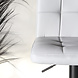 Lizzely Garden & Living Barkruk Anel met rugleuning: lichtgrijs leder barstoel met zwart onderstel Lizzely Garden & Living Barkruk Anel met rugleuning: lichtgrijs leder barstoel met zwart onderstel