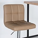 Lizzely Garden & Living Barkruk Anel set van 2: lichtbruin leder barstoel Lizzely Garden & Living Barkruk Anel set van 2: lichtbruin leder barstoel
