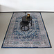 Lizzely Garden & Living Vloerkleed vintage 200x300cm donkerblauw perzisch oosters tapijt Lizzely Garden & Living Vloerkleed vintage 200x300cm donkerblauw perzisch oosters tapijt
