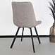 Lizzely Garden & Living Eetkamerstoel Susta lichtgrijs microvezel eetstoel Lizzely Garden & Living Eetkamerstoel Susta lichtgrijs microvezel eetstoel