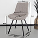 Lizzely Garden & Living Eetkamerstoel Susta lichtgrijs microvezel eetstoel Lizzely Garden & Living Eetkamerstoel Susta lichtgrijs microvezel eetstoel