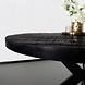 Lizzely Garden & Living Eettafel rond mangohout 150cm Jones zwart ronde industriële tafel duurzaam mango eetkamertafel Lizzely Garden & Living Eettafel rond mangohout 150cm Jones zwart ronde industriële tafel duurzaam mango eetkamertafel