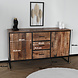 Lizzely Garden & Living Dressoir mangohout Daan ladekast industrieel 150cm duurzaam mango kast Lizzely Garden & Living Dressoir mangohout Daan ladekast industrieel 150cm duurzaam mango kast