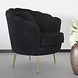 Lizzely Garden & Living Fauteuil zitbank 1 persoons stoel Belle teddy zwart Lizzely Garden & Living Fauteuil zitbank 1 persoons stoel Belle teddy zwart