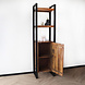 Lizzely Garden & Living Boekenkast mangohout Pablo 200cm hoog kast industrieel massief hout mango wandkast Lizzely Garden & Living Boekenkast mangohout Pablo 200cm hoog kast industrieel massief hout mango wandkast
