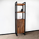 Lizzely Garden & Living Boekenkast mangohout Pablo 200cm hoog kast industrieel massief hout mango wandkast Lizzely Garden & Living Boekenkast mangohout Pablo 200cm hoog kast industrieel massief hout mango wandkast