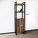 Lizzely Garden & Living Boekenkast mangohout Pablo 200cm hoog kast industrieel massief hout mango wandkast Lizzely Garden & Living Boekenkast mangohout Pablo 200cm hoog kast industrieel massief hout mango wandkast