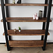 Lizzely Garden & Living Boekenkast mangohout Zazo 200x150cm kast industrieel massief hout mango wandkast Lizzely Garden & Living Boekenkast mangohout Zazo 200x150cm kast industrieel massief hout mango wandkast