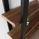 Lizzely Garden & Living Boekenkast mangohout Zazo 200x150cm kast industrieel massief hout mango wandkast Lizzely Garden & Living Boekenkast mangohout Zazo 200x150cm kast industrieel massief hout mango wandkast
