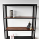 Lizzely Garden & Living Boekenkast mangohout Blizy kast industrieel 180x100cm massief hout mango wandkast Lizzely Garden & Living Boekenkast mangohout Blizy kast industrieel 180x100cm massief hout mango wandkast