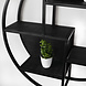 Lizzely Garden & Living Wandrek rond industrieel mangohout Danae zwart 75cm wanddecoratie duurzaam mango hout muurdecoratie Lizzely Garden & Living Wandrek rond industrieel mangohout Danae zwart 75cm wanddecoratie duurzaam mango hout muurdecoratie