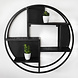 Lizzely Garden & Living Wandrek rond industrieel mangohout Danae zwart 75cm wanddecoratie duurzaam mango hout muurdecoratie Lizzely Garden & Living Wandrek rond industrieel mangohout Danae zwart 75cm wanddecoratie duurzaam mango hout muurdecoratie