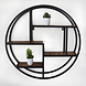Lizzely Garden & Living Wandrek rond industrieel mangohout Maxime 76cm wanddecoratie duurzaam mango hout muurdecoratie Lizzely Garden & Living Wandrek rond industrieel mangohout Maxime 76cm wanddecoratie duurzaam mango hout muurdecoratie