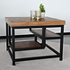 Lizzely Garden & Living Salontafel industrieel mangohout Sunny 60cm side table massief hout mango bijzettafel Lizzely Garden & Living Salontafel industrieel mangohout Sunny 60cm side table massief hout mango bijzettafel