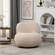 Lizzely Garden & Living Draai fauteuil Teddy zand draaibare fauteuil Lizzely Garden & Living Draai fauteuil Teddy zand draaibare fauteuil