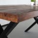 Lizzely Garden & Living Eettafel rechthoekig mangohout Xavier 160cm duurzaam tafel met X-poot mango eetkamertafel hout Lizzely Garden & Living Eettafel rechthoekig mangohout Xavier 160cm duurzaam tafel met X-poot mango eetkamertafel hout