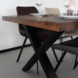 Lizzely Garden & Living Eettafel rechthoekig mangohout Xavier 160cm duurzaam tafel met X-poot mango eetkamertafel hout Lizzely Garden & Living Eettafel rechthoekig mangohout Xavier 160cm duurzaam tafel met X-poot mango eetkamertafel hout