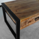 Lizzely Garden & Living Salontafel industrieel mangohout Kai 120cm side table met 2 lades duurzaam massief hout mango bijzettafel Lizzely Garden & Living Salontafel industrieel mangohout Kai 120cm side table met 2 lades duurzaam massief hout mango bijzettafel