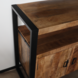 Lizzely Garden & Living TV meubel industrieel mangohout Maudy 175cm tv kast duurzaam mango massief hout tv-meubel Lizzely Garden & Living TV meubel industrieel mangohout Maudy 175cm tv kast duurzaam mango massief hout tv-meubel
