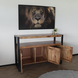 Lizzely Garden & Living TV meubel industrieel mangohout Maudy 135cm tv kast duurzaam mango massief hout tv-meubel Lizzely Garden & Living TV meubel industrieel mangohout Maudy 135cm tv kast duurzaam mango massief hout tv-meubel
