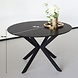Lizzely Garden & Living Eettafel rond Ronsi zwart 140cm ronde tafel Lizzely Garden & Living Eettafel rond Ronsi zwart 140cm ronde tafel