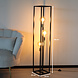 Lizzely Garden & Living Industriële vloerlamp Tommy staande lamp zwart goud Lizzely Garden & Living Industriële vloerlamp Tommy staande lamp zwart goud