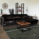 Lizzely Garden & Living Hoekbank design Lizza 270cm bank zwart loungebank zowel links als rechts bankstel Lizzely Garden & Living Hoekbank design Lizza 270cm bank zwart loungebank zowel links als rechts bankstel