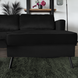 Lizzely Garden & Living Hoekbank design Lizza 270cm bank zwart loungebank zowel links als rechts bankstel Lizzely Garden & Living Hoekbank design Lizza 270cm bank zwart loungebank zowel links als rechts bankstel