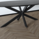 Lizzely Garden & Living Eettafel ovaal 210cm Rato zwart ovale tafel Lizzely Garden & Living Eettafel ovaal 210cm Rato zwart ovale tafel