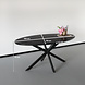 Lizzely Garden & Living Eettafel ovaal 160cm Rato zwart ovale tafel Lizzely Garden & Living Eettafel ovaal 160cm Rato zwart ovale tafel