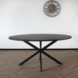 Lizzely Garden & Living Eettafel ovaal 160cm Rato zwart ovale tafel Lizzely Garden & Living Eettafel ovaal 160cm Rato zwart ovale tafel