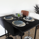 Lizzely Garden & Living Bartafel mangohout zwart Loisa 140x90x95 industrieel mango bar tafel Lizzely Garden & Living Bartafel mangohout zwart Loisa 140x90x95 industrieel mango bar tafel