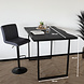 Lizzely Garden & Living Bartafel mangohout zwart Loisa 140x90x95 industrieel mango bar tafel Lizzely Garden & Living Bartafel mangohout zwart Loisa 140x90x95 industrieel mango bar tafel