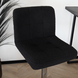 Lizzely Garden & Living Barkruk Anel met rugleuning: zwart teddy barstoel Lizzely Garden & Living Barkruk Anel met rugleuning: zwart teddy barstoel