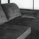 Lizzely Garden & Living Hoekbank design Darsiono 280cm bank grijs velvet loungebank zowel links als rechts bankstel Lizzely Garden & Living Hoekbank design Darsiono 280cm bank grijs velvet loungebank zowel links als rechts bankstel