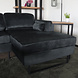 Lizzely Garden & Living Hoekbank design Darsiono 280cm bank antraciet velvet loungebank zowel links als rechts bankstel Lizzely Garden & Living Hoekbank design Darsiono 280cm bank antraciet velvet loungebank zowel links als rechts bankstel
